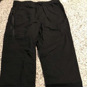 AEO Black Reflective Joggers